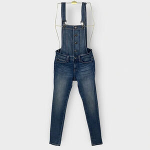KanCan Versona Skinny Jean Overalls Womens Sz Small‎ Blue Denim Light Wash